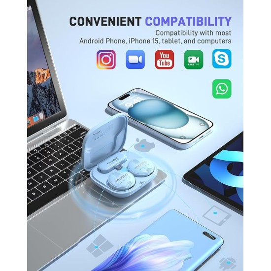 MAONO Wireless Collar Mic for YouTube PC and Type C Mobile, Noise Cancellation Lapel mic with 6H Battery, 100m Transmission, Gain, Mute, Monitoring for YouTube, Vlogging, Podcasting MAONO Wireless Collar Mic for YouTube PC and Type C Mobile, Noise Cancellation Lapel mic with 6H Battery, 100m Transmission, Gain, Mute, Monitoring for YouTube, Vlogging, Podcasting