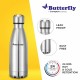 Butterfly Aura Stainless Steel Vacuum Flask | 350 ML | 24 Hours Hot & Cold | Rust Free | Wide Mouth | Lightweight | Leak Proof | Indoor, Outdoor Use | Thermo Flask | Silver