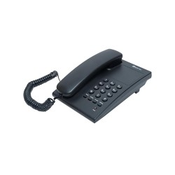 Beetel G10 Newly Launched, Corded Landline Phone, Ringer LED Indication, Desk and Wall Mountable, 3 Step Ringer Volume Control, Tone/Puls/Flash/Pause/Redial, TEC Certified (G10 Black)