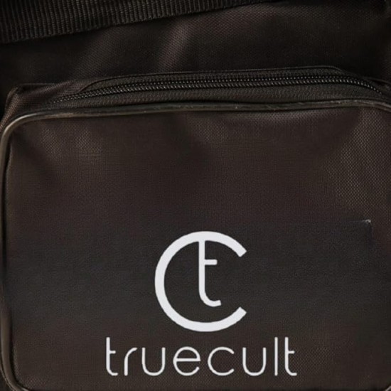 True Cult Polyester Keyboard Bag Compatible with 37 Keys Yamaha & Casio Pss-E30,Pss-F30 Padded Quality with Dust Cover (Black)