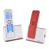 Beetel X75 2.4Ghz Cordless Landline Phone,Dual Mode DTMF/FSK,1 Line 7segment LCD Display & Blue LED Backlit,Illuminated Keypad,2 Way Speaker Phone,6 Step Ringer Volume Control(Red/White)(X75)