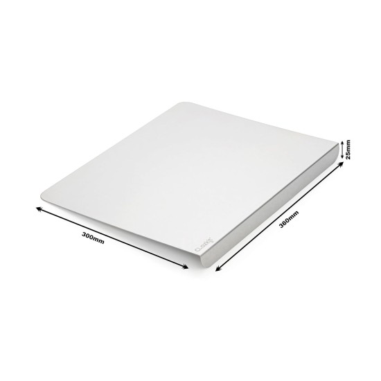 Clazkit Counter Top Stainless Steel Chopping Cutting Board Vegetable,Fruit,Bread & Meat Durable Safe & Heavy Duty, Regular (360 x 300 x 1 (+25) Clazkit Counter Top Stainless Steel Chopping Cutting Board Vegetable,Fruit,Bread & Meat Durable Safe & Heavy Duty, Regular (360 x 300 x 1 (+25)