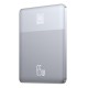 Baseus Blade2 12000mAh 65W Fast-Charging Power Bank – Ultra Slim with Digital Display, Dual Type-C PD Output – Horizon Silver (with 100W Type-C Cable)