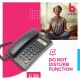 Beetel G20,TEC Certified,Caller ID Phone LCD Display, Ringer LED, DTMF/FSK Compatible, Adjustable Handset/Ringer Volume,Music on Hold,Desk/Wall Mountable,3 Level LCD Contrast,Alarm(Black)