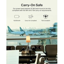 Belkin Qi2 10000 mAh Magsafe Wireless Power Bank | 15W Wireless Fast Charging, Compatible w/iPhone 17, Air, Pro, Pro Max, Google Pixel 10, etc. | 2 Years Warranty | Black