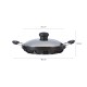 Solimo Die Cast Aluminium Nonstick Appam Patra/Paniyarakkal with Ss Lid 12 Cup with Side Handle, Black Solimo Die Cast Aluminium Nonstick Appam Patra/Paniyarakkal with Ss Lid 12 Cup with Side Handle, Black