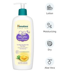 Himalaya Baby Lotion With Pure Cow Ghee 400Ml|Ph5.5|Aloe Vera|Safe For Newborns|For Baby's Sensitive Skin|No Parabens|No Phthalates|No Mineral Oil|No Synthetic Color|Dermatologically Tested