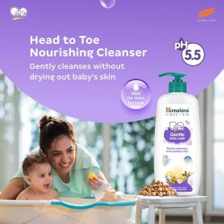 Himalaya Gentle Baby Wash 600ml | No tears formula |with chickpea and Green gram| Cleansing baby's gentle skin Himalaya Gentle Baby Wash 600ml | No tears formula |with chickpea and Green gram| Cleansing baby's gentle skin