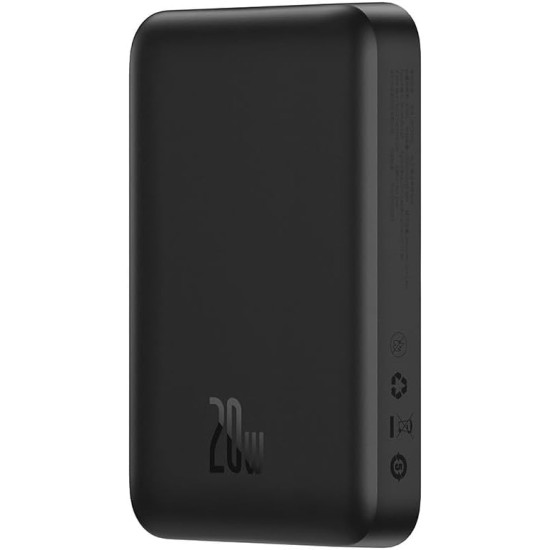 Magnetic Mini Air Power Bank Baseus 10000 mAh 20 W (Black) Magnetic Mini Air Power Bank Baseus 10000 mAh 20 W (Black)