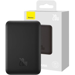 Magnetic Mini Air Power Bank Baseus 10000 mAh 20 W (Black)