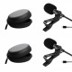HUMBLE HB-C01 Lavalier Lapel Condenser Mic for Android, USB Type C Microphone for YouTube Vlogging Facebook Interview Livestream Video Recording and All(1.5 Meter) Pack of 2
