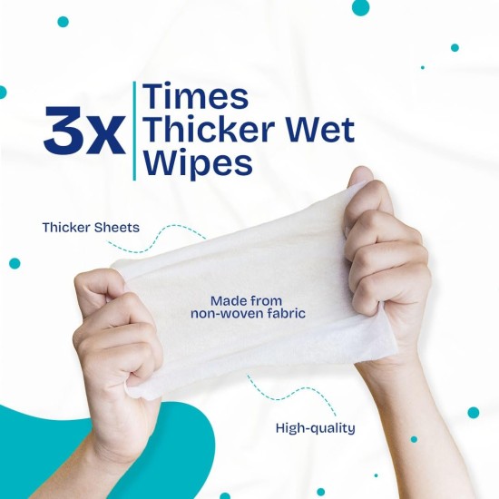 Kidsmate Gentle Care Baby Wipes | Soft & Thick Wet Wipes for Babies | Aloe Vera Moisturizing Wipes for Delicate Skin | Prevents Rashes & Redness | Alcohol & Soap-Free (80 count Pack of 3) Kidsmate Gentle Care Baby Wipes | Soft & Thick Wet Wipes for Babies | Aloe Vera Moisturizing Wipes for Delicate Skin | Prevents Rashes & Redness | Alcohol & Soap-Free (80 count Pack of 3)