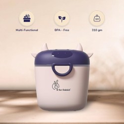 R for Rabbit First Feed Crescent Storage Meal Box with Spoon and Leveler for Baby | Non-Toxic BPA Free Kids Milk Powder Box Multi-Functional Snack/Fruit Container 310 Gram Capacity (Pink) R for Rabbit First Feed Crescent Storage Meal Box with Spoon and Leveler for Baby | Non-Toxic BPA Free Kids Milk Powder Box Multi-Functional Snack/Fruit Container 310 Gram Capacity (Pink)