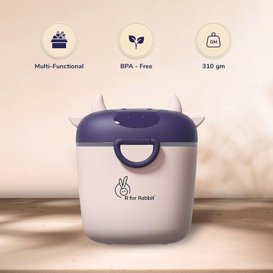 R for Rabbit First Feed Crescent Storage Meal Box with Spoon and Leveler for Baby | Non-Toxic BPA Free Kids Milk Powder Box Multi-Functional Snack/Fruit Container 310 Gram Capacity (Pink) R for Rabbit First Feed Crescent Storage Meal Box with Spoon and Leveler for Baby | Non-Toxic BPA Free Kids Milk Powder Box Multi-Functional Snack/Fruit Container 310 Gram Capacity (Pink)