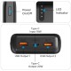 pTron Dynamo Surge 20000mAh 22.5W Fast Charging Power Bank, Supports VOOC/Wrap/Dash USB Charging, USB Type-C Input, 20W PD Fast Charging, 3 Outputs, 1 Input & Multiple Layers of Protection (Black) pTron Dynamo Surge 20000mAh 22.5W Fast Charging Power Bank, Supports VOOC/Wrap/Dash USB Charging, USB Type-C Input, 20W PD Fast Charging, 3 Outputs, 1 Input & Multiple Layers of Protection (Black)