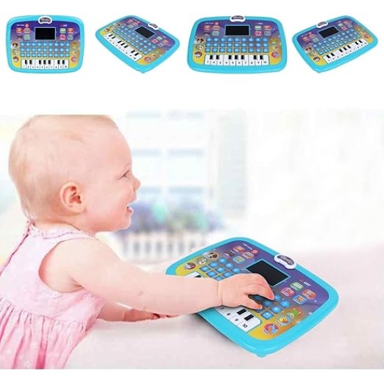 Besite Toys X2020 Educational Computer Piano Display Led Screen, with Music & Buttons, Educational Toy Laptop Learner with Screen for Kids Baby's Boys & Girls