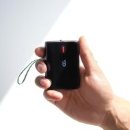 boAt Energyshroom PB300 Air 10000 Mah 22.5W USB Type C Pocket Size Power Bank with Compact & Lightweight Design,LED Battery Display,12 Layer Smart IC Protection & Smart Power Management(Carbon Black)