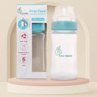 R for Rabbit First Feed 250 ml Baby Feeding PP Bottle with Anti-Colic Wide Neck, BPA Free Soft Silicone Nipple, Milk Feeder for New Born/Infants/Toddler Kids of 6+ Months (Lake Blue) R for Rabbit First Feed 250 ml Baby Feeding PP Bottle with Anti-Colic Wide Neck, BPA Free Soft Silicone Nipple, Milk Feeder for New Born/Infants/Toddler Kids of 6+ Months (Lake Blue)