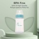 R for Rabbit First Feed 250 ml Baby Feeding PP Bottle with Anti-Colic Wide Neck, BPA Free Soft Silicone Nipple, Milk Feeder for New Born/Infants/Toddler Kids of 6+ Months (Lake Blue)
