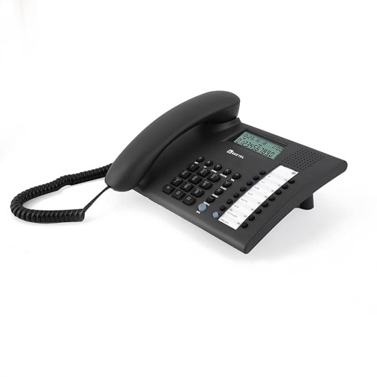 Beetel M90N Corded Landline Phone with 16 Digit LCD Display,FSK/DTMF Compatable Caller N ID,8 Direct One Touch & 10 Two Touch Memory,Volume Control for Speaker Phone,Music On Hold(Antracite), Black Beetel M90N Corded Landline Phone with 16 Digit LCD Display,FSK/DTMF Compatable Caller N ID,8 Direct One Touch & 10 Two Touch Memory,Volume Control for Speaker Phone,Music On Hold(Antracite), Black