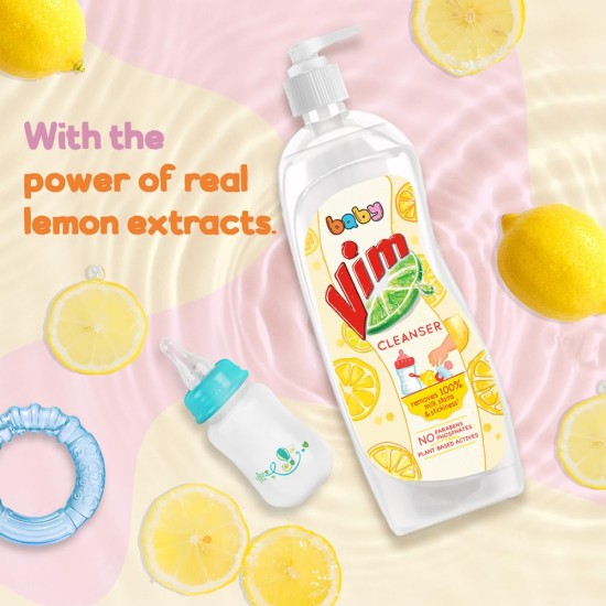 Vim Baby Dishwash Liquid, Removes 100 Milk Stains and Odours, Plant-Based actives, Paraben and Phosphate free, Safe for Child-Utensils, 500ml Vim Baby Dishwash Liquid, Removes 100 Milk Stains and Odours, Plant-Based actives, Paraben and Phosphate free, Safe for Child-Utensils, 500ml