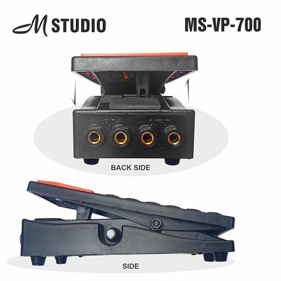 M-STUDIO MS-VP-700 STEREO VOLUME PEDAL FOR ALL MUSICAL INSTRUMENTS KEYBOARDS & OCTAPAD,NO BATTERY REQUIRED, ADVANCED POTENTIOMETER. M-STUDIO MS-VP-700 STEREO VOLUME PEDAL FOR ALL MUSICAL INSTRUMENTS KEYBOARDS & OCTAPAD,NO BATTERY REQUIRED, ADVANCED POTENTIOMETER.