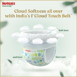 Huggies Natural Soft Premium Baby Diaper Pants, Our No.1 Soft Pants, Extra Large (XL) Size (12-17 Kgs), Sumo Pack of 126 diapers | Cloud Softness All over with India's 1st Cloud Touch BeltTM Huggies Natural Soft Premium Baby Diaper Pants, Our No.1 Soft Pants, Extra Large (XL) Size (12-17 Kgs), Sumo Pack of 126 diapers | Cloud Softness All over with India's 1st Cloud Touch BeltTM
