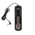 Akkord AKD SP-01 Sustain Pedal for Digital Piano, Electronic Keyboard, MIDI Synthesizer with Polarity Switch and Anti-Slip Pad- Black