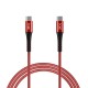 boAt Type-C C600 Tangle-Free, Sturdy Cable w/100W/5A Fast Charging Cable & 10Gbps Data Transmission,10000+ Bends Lifespan & Extended 1.5m Length,Compatible w/Xiaomi,Oneplus, Samsung, Vivo & Oppo(Red)