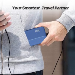 FLiX(Beetel) UltraCharge 20,000mAh QCPD Power Bank,USB C/B Input,Tripple Output 22.5W High-Speed Power Delivery,Compatible to iPhone 14 13 12 11 Samsung S22 S23 Google Pixel7 Oneplus (P25-Blue)