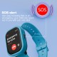 Vibez Smart Watch for Kids – SIM Card, 4G Voice Calling, GPS Location Tracker, Voice Chat, Video Call, Geo-Fencing, SOS Emergency, Health Monitoring Baby Smartwatch & Parental Control (Miracle, Blue)