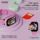Vibez Smart Watch for Kids – SIM Card, 4G Voice Calling, GPS Location Tracker, Voice Chat, Video Call, Geo-Fencing, SOS Emergency, Health Monitoring Baby Smartwatch & Parental Control (Miracle, Pink)