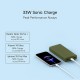 Xiaomi Power Bank 4i 20000mAh 33W Super Fast Charging PD |Smart 12 Layer Protection|Type C Input & Output|Triple Output Ports|Supports Android,Apple, Tablets, Earbuds,Watch(MI Powerbank),Green