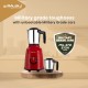 Bajaj Military Series Rex 750W 4 Jar Mixer Grinder | DuraCut Blades | 2-In-1 Function Blade In Dry Jar | 2 Yrs Warranty 【Red/Black】