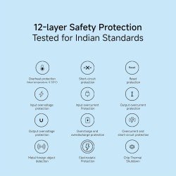 Xiaomi Power Bank 4i 20000mAh 33W Super Fast Charging PD |Smart 12 Layer Protection|Type C Input & Output|Triple Output Ports|Supports Android,Apple, Tablets, Earbuds,Watch(MI Powerbank),Black