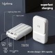 Lifelong Electronics 10000mAh MagSafe Wireless Fast Charging Power Bank | Slim & Compact | For iPhone & All Wireless Enabled Phone | Type C & Lightning Input | 3 In-built Cables| 15W Wireless | QC 3.0