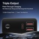 boAt Energyshroom PB400 Pro 20000mAh | Pocket Size, Compact Power Bank w/USB Type-C Input (2-Way Port), 3X Output Ports, Compatible with Tablets, Smartphones, Earbuds, Smartwatch(Carbon Black) boAt Energyshroom PB400 Pro 20000mAh | Pocket Size, Compact Power Bank w/USB Type-C Input (2-Way Port), 3X Output Ports, Compatible with Tablets, Smartphones, Earbuds, Smartwatch(Carbon Black)