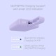 FLiX (Beetel) MagConnect Pro 10k 15W Magnetic Wireless Output,22.5W QC/PD/PPS Pocket Power Bank,Inbuilt Type C & Lightning Reversable cable Input/Output,LED Display,Perfect for iPhone 12,13,14(Purple)
