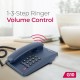 Beetel G10 Newly Launched, Corded Landline Phone, Ringer LED Indication, Desk and Wall Mountable, 3 Step Ringer Volume Control, Tone/Puls/Flash/Pause/Redial, TEC Certified (G10 Blue) Beetel G10 Newly Launched, Corded Landline Phone, Ringer LED Indication, Desk and Wall Mountable, 3 Step Ringer Volume Control, Tone/Puls/Flash/Pause/Redial, TEC Certified (G10 Blue)