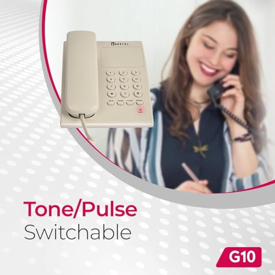 Beetel G10 Newly Launched,Expandable Cordless Landline Phone, Ringer LED Indication, Desk and Wall Mountable, 3 Step Ringer Volume Control, Tone/Puls/Flash/Pause/Redial, TEC Certified (G10 Warm Grey) Beetel G10 Newly Launched,Expandable Cordless Landline Phone, Ringer LED Indication, Desk and Wall Mountable, 3 Step Ringer Volume Control, Tone/Puls/Flash/Pause/Redial, TEC Certified (G10 Warm Grey)