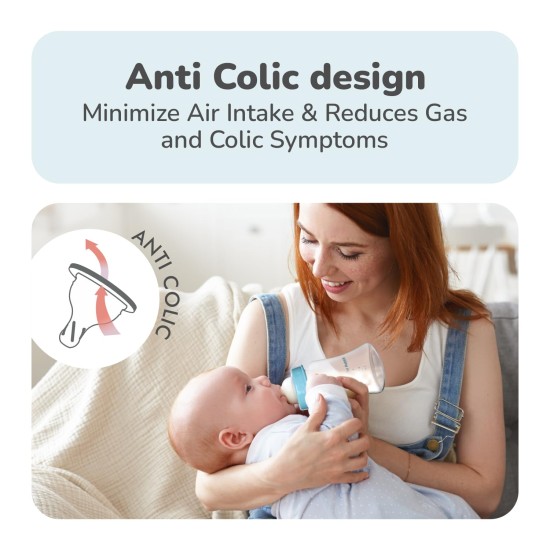 R for Rabbit First Feed Soft Silicone Nipple Teat for R for Rabbit Glass Bottles, PP Bottles and Stainless Steel Bottles (Size - S) Pack of 2