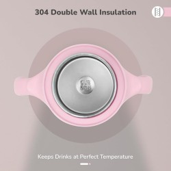 R for Rabbit Steebo Tiny Tales Premium Stainless Steel Straw Sipper for Baby, Leak & Spill Proof BPA Free Soft Silicone Straw Drinking Sipper Bottle for Baby Boy & Girl of 6+ Months (270ml, Pink) R for Rabbit Steebo Tiny Tales Premium Stainless Steel Straw Sipper for Baby, Leak & Spill Proof BPA Free Soft Silicone Straw Drinking Sipper Bottle for Baby Boy & Girl of 6+ Months (270ml, Pink)