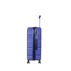 SPACEWALK GLOSTER Hard Luggage, 76L, MEDIUM, Smooth 8 Spinner Wheels, Durable Hard Case ABS Material, Anti-Theft Zip, TSA Lock, Lightweight, Ergonomic Telescopic Handle, 3-Year Warranty
