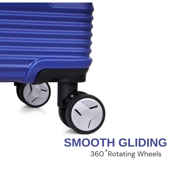 SPACEWALK GLOSTER Hard Luggage, 76L, MEDIUM, Smooth 8 Spinner Wheels, Durable Hard Case ABS Material, Anti-Theft Zip, TSA Lock, Lightweight, Ergonomic Telescopic Handle, 3-Year Warranty SPACEWALK GLOSTER Hard Luggage, 76L, MEDIUM, Smooth 8 Spinner Wheels, Durable Hard Case ABS Material, Anti-Theft Zip, TSA Lock, Lightweight, Ergonomic Telescopic Handle, 3-Year Warranty