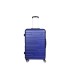 SPACEWALK TOKYO Hard Case ABS Luggage, SMALL, 50L, 8 Spinner Wheels, TSA Lock, Anti-Theft Zip, Lightweight & Durable, 3-Year Warranty, Made in India