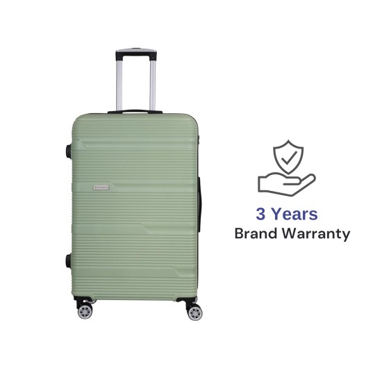 SPACEWALK GLOSTER Hard Case ABS Luggage, 107L, LARGE, 8 Spinner Wheels, TSA Lock, Anti-Theft Zip, Lightweight & Durable, 3-Year Warranty, Made in India SPACEWALK GLOSTER Hard Case ABS Luggage, 107L, LARGE, 8 Spinner Wheels, TSA Lock, Anti-Theft Zip, Lightweight & Durable, 3-Year Warranty, Made in India