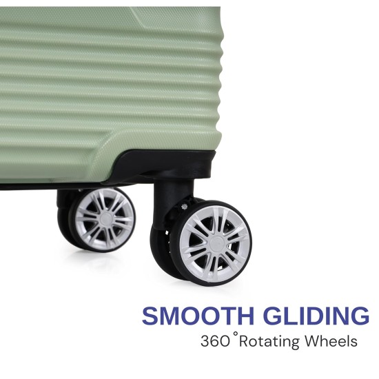 SPACEWALK GLOSTER Hard Case ABS Luggage, 107L, LARGE, 8 Spinner Wheels, TSA Lock, Anti-Theft Zip, Lightweight & Durable, 3-Year Warranty, Made in India SPACEWALK GLOSTER Hard Case ABS Luggage, 107L, LARGE, 8 Spinner Wheels, TSA Lock, Anti-Theft Zip, Lightweight & Durable, 3-Year Warranty, Made in India