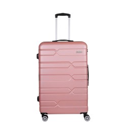 SPACEWALK TOKYO Hard Case ABS Luggage, 107L, LARGE, 8 Spinner Wheels, TSA Lock, Anti-Theft Zip, Lightweight & Durable, 3-Year Warranty, Made in India