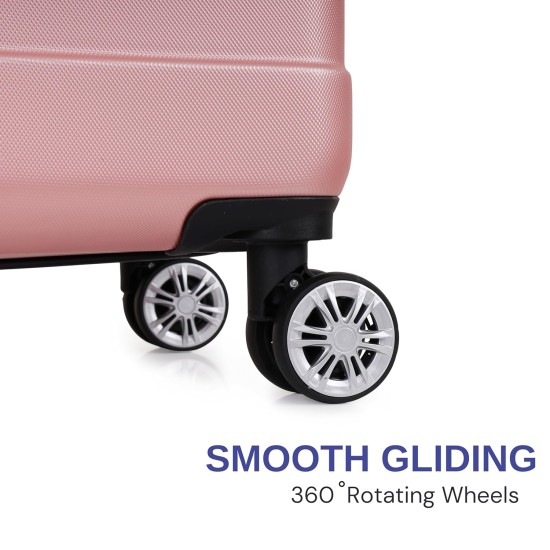 SPACEWALK TOKYO Hard Luggage, 76L, MEDIUM, Smooth 8 Spinner Wheels, Durable Hard Case ABS Material, Anti-Theft Zip, TSA Lock, Lightweight, Ergonomic Telescopic Handle, 3-Year Warranty SPACEWALK TOKYO Hard Luggage, 76L, MEDIUM, Smooth 8 Spinner Wheels, Durable Hard Case ABS Material, Anti-Theft Zip, TSA Lock, Lightweight, Ergonomic Telescopic Handle, 3-Year Warranty