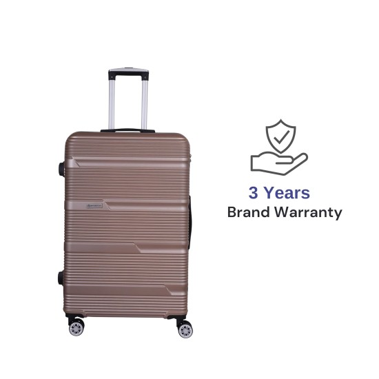 SPACEWALK GLOSTER Hard Case ABS Luggage, 107L, LARGE, 8 Spinner Wheels, TSA Lock, Anti-Theft Zip, Lightweight & Durable, 3-Year Warranty, Made in India SPACEWALK GLOSTER Hard Case ABS Luggage, 107L, LARGE, 8 Spinner Wheels, TSA Lock, Anti-Theft Zip, Lightweight & Durable, 3-Year Warranty, Made in India